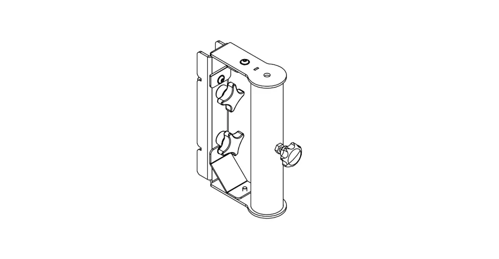 [IDT-PLADAPT] Nexo Pole-Mount For ID84 (Black)