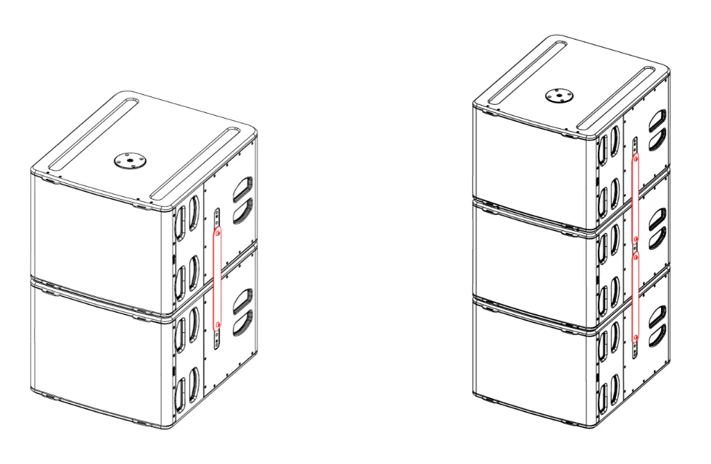Nexo L15 Installation Couplers Pair