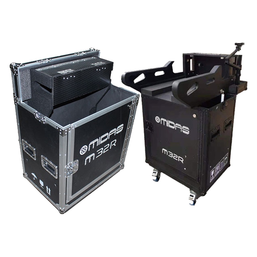 ORBi Midas M32R Hydraulic Flight Case with Computer Rack