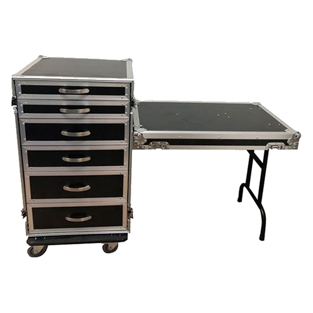 ORBi 18U 6-Drawer Flight Case