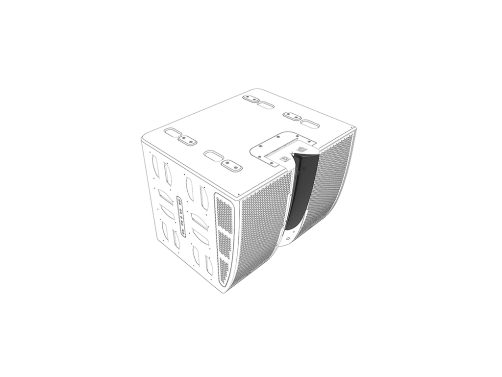 Nexo Dispersion Flanges 90° for M210 ANTFLG90