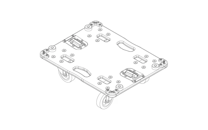 Nexo Wheel Board For MSub15 MSTWBMSUB15