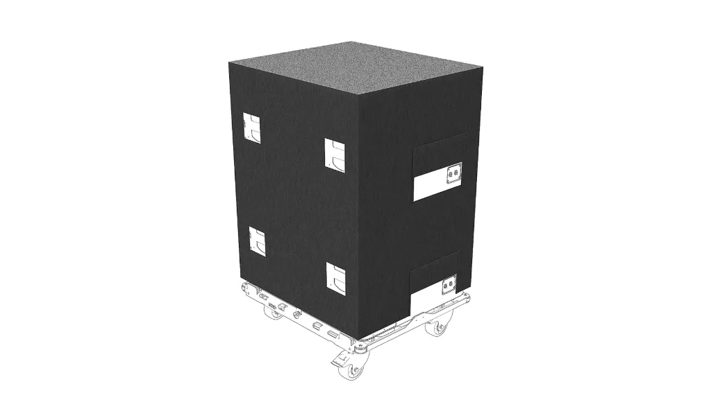 Nexo Cover for 2 X B218 or 2 X L20 on Vnt-dolly01 VNTCOV02